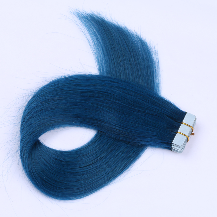 100 human hair extensions American blue tape hair LL-005